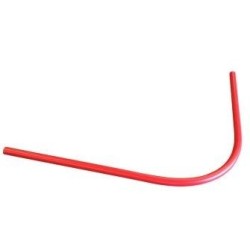 pvc doorvoerbocht d75 r750 1200x1200mm Rood