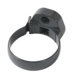Nicoll PVC-Ti pijpbeugel m6 antraciet Ø80