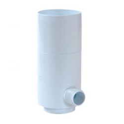 Nicoll PVC-Ti regentonvulautomaat met 1" aansluiting wit Ø80