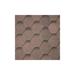 IKO shingle Superglass Hex Dual Brown Ultra (27) - 2,00 m2