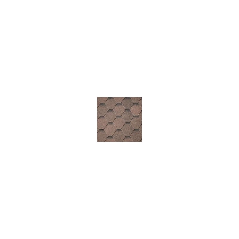 IKO shingle Superglass Hex Dual Brown Ultra (27) - 2,00 m2