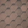 IKO shingle Superglass Hex Dual Brown Ultra (27) - 2,00 m2