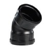 Pipelife Master3+ geluidsarm bocht 110 45gr 2xm Zwart