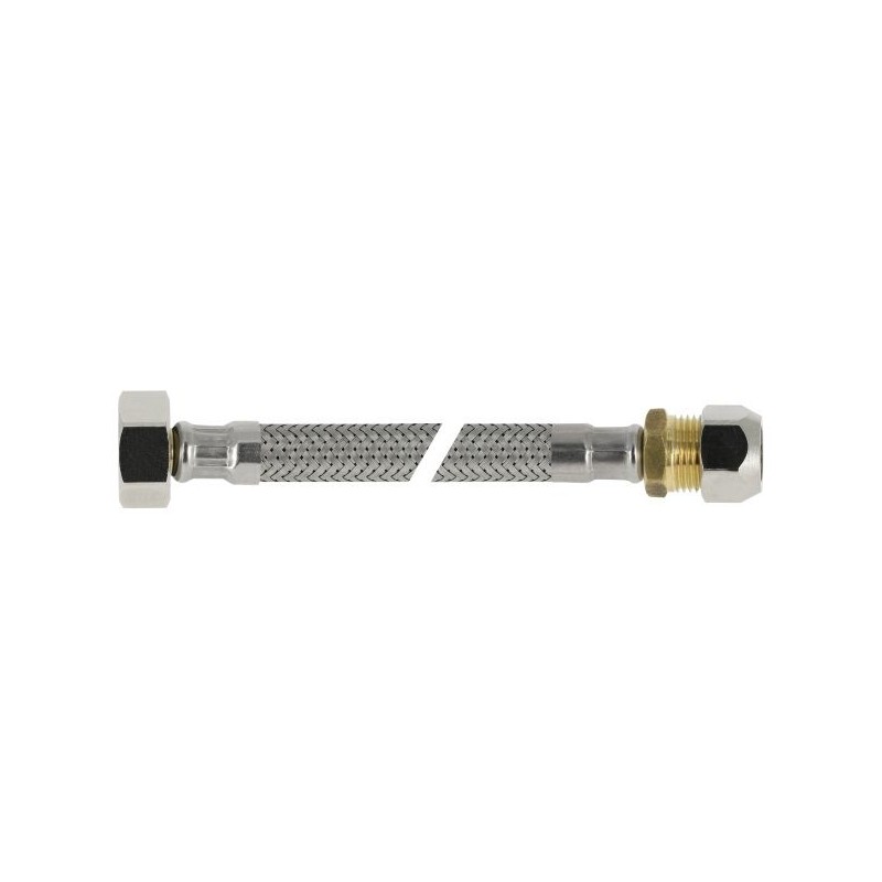 BONFIX RVS flexibele aansluitleiding 35cm 1/2" bi.x 15 mm knel
