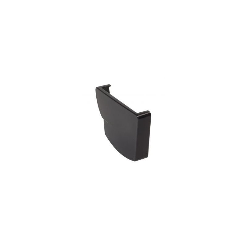 Nicoll Ovation LG28 PVC-Ti eindstuk goot rechts zwart