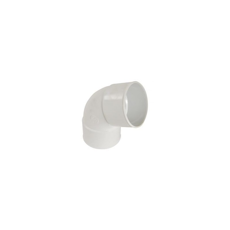 Nicoll PVC-Ti bocht 67,5 graden mof-mof wit Ø80