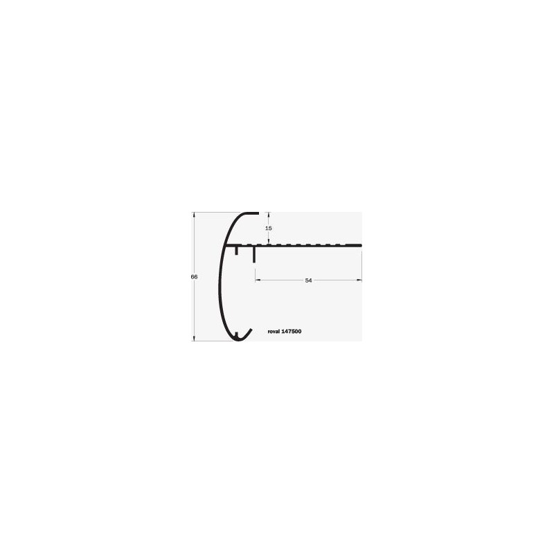 Roval Opaaltrim 66 x 54 mm