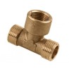 BONFIX Draad messing T-stuk 1/2" bu. x 1/2" bi. x 1/2" bu.