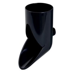 Nicoll PVC-Ti uitloop zwart Ø80