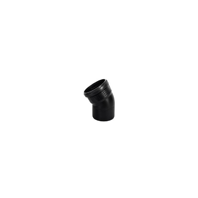 Pipelife Master3+ geluidsarm bocht 40 15gr m/s Zwart