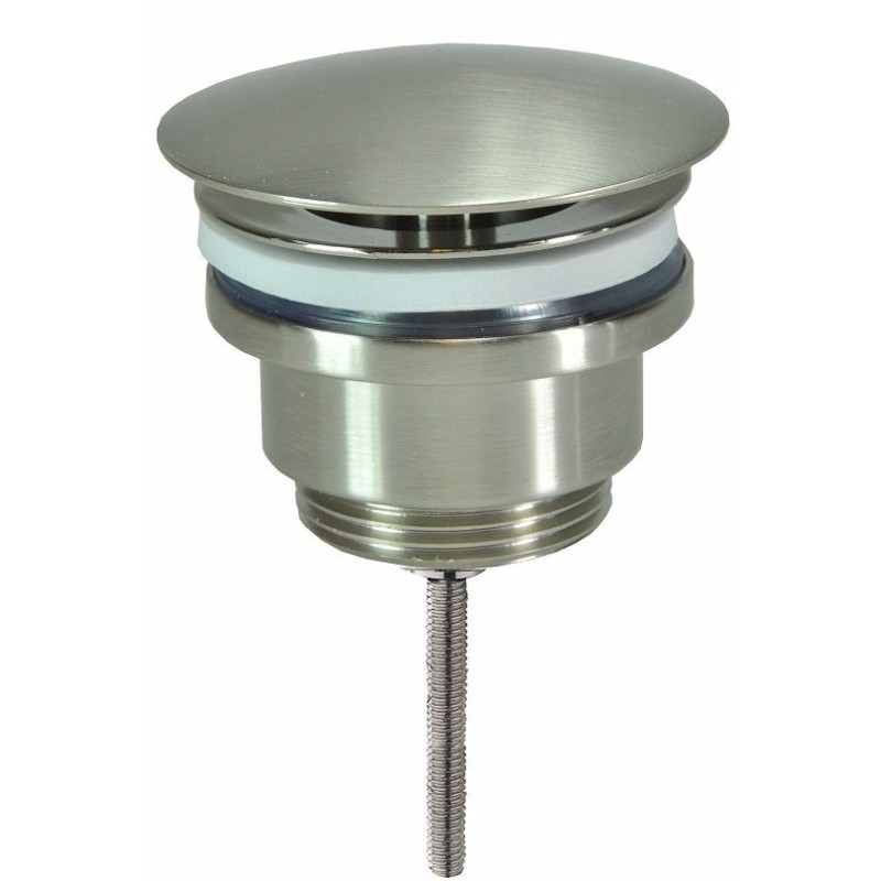 UniMatch open afvoerplug 5/4'' geborsteld staal