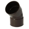 Nicoll PVC-Ti bocht 45 graden mof-mof bruin Ø80