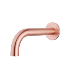 Caral baduitloop rond 20 cm 1/2'' geborsteld koper