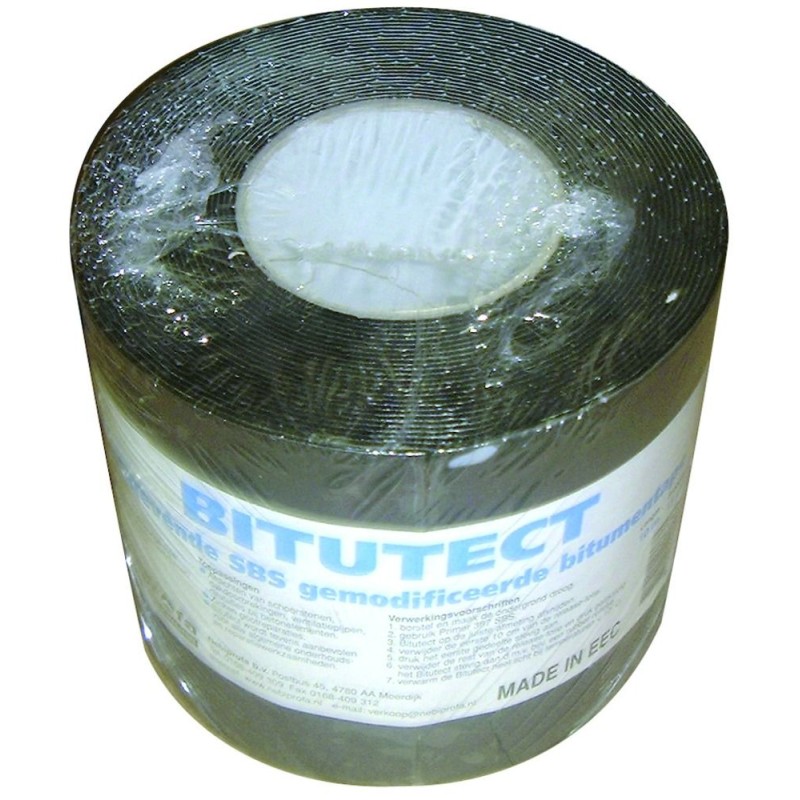 Bitutect loodband breed 5 cm - rol 10 mtr.