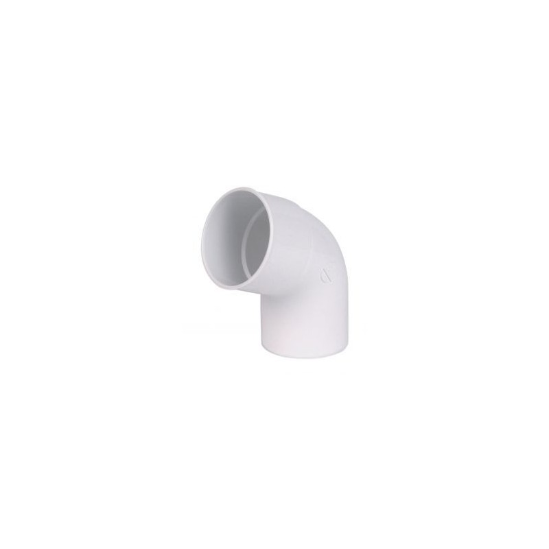 Nicoll PVC-Ti bocht 67,5 graden mof-spie wit Ø100