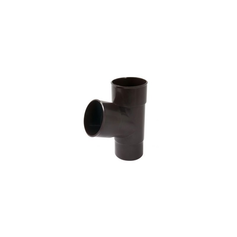 Nicoll PVC-Ti T-stuk 67,5 graden mof-vse bruin Ø80