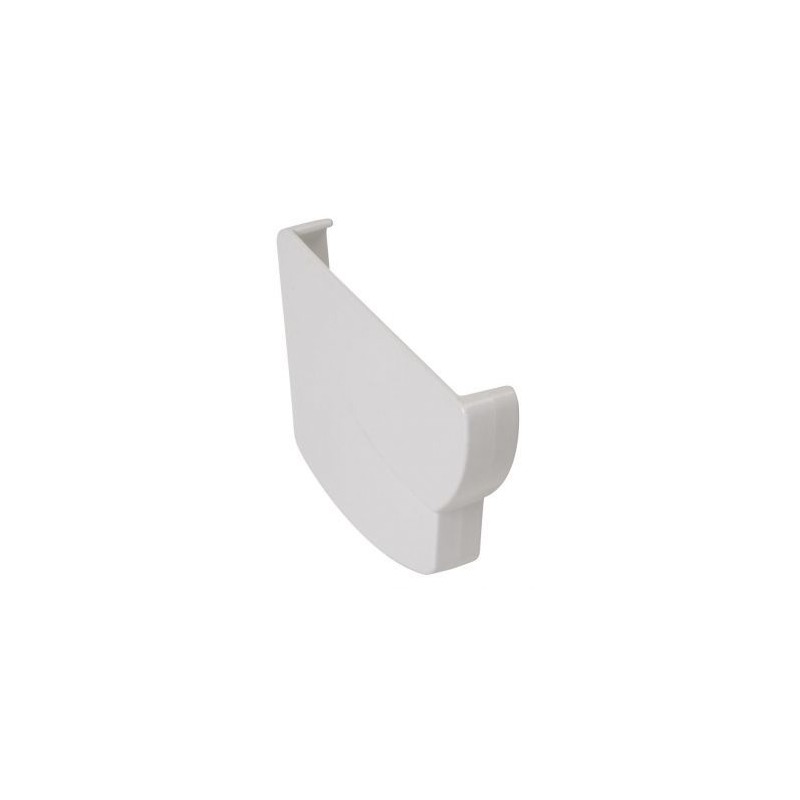 Nicoll Ovation LG28 PVC-Ti eindstuk centraaluitloop links wit