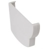 Nicoll Ovation LG28 PVC-Ti eindstuk centraaluitloop links wit