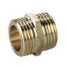 BPE messing dubbele nippel   2" x   2"