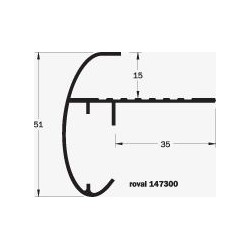 Roval Opaaltrim 51 x 35 mm