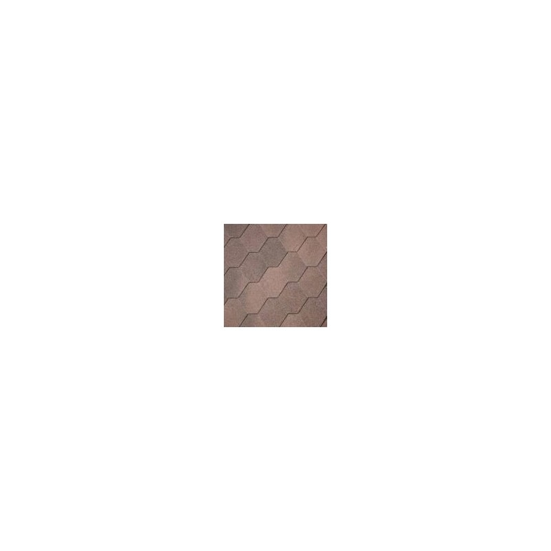 IKO shingle Superglass Hex Dual Brown (07) - 2,00 m2