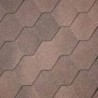 IKO shingle Superglass Hex Dual Brown (07) - 2,00 m2