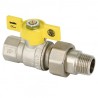 BONFIX Gaskraan draad verchroomd RP 1/2" bi. x koppeling G 1/2" bu.