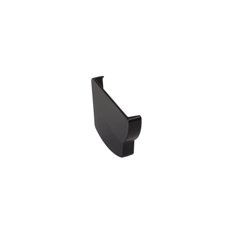 Nicoll Ovation LG28 PVC-Ti eindstuk centraaluitloop links zwart