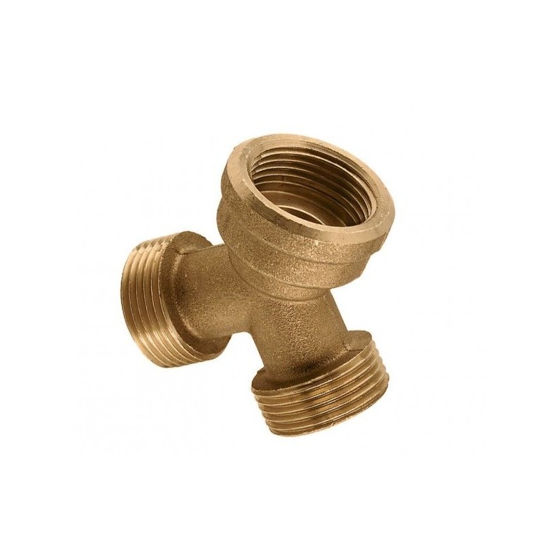BONFIX Draad messing Y-stuk 3/4" bu x bi x bu