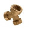 BONFIX Draad messing Y-stuk 3/4" bu x bi x bu