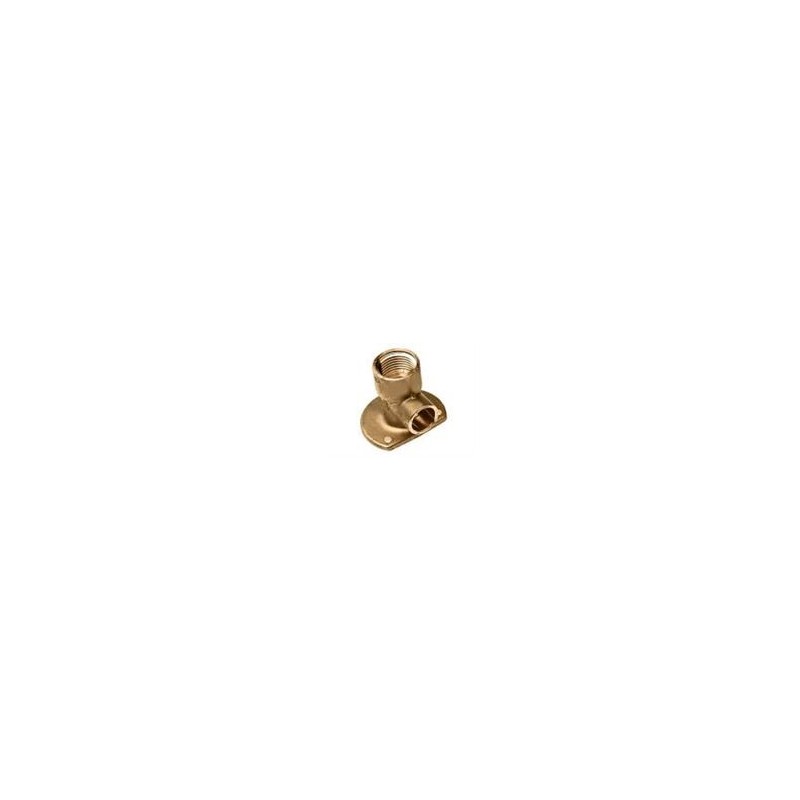 BONFIX Soldeer vertinde muurplaat laag 1/2" x 15 mm