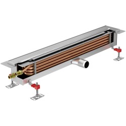 ACO Showerdrain X WTW douchegoot 800 mm flens omlopend uitlaat rechts