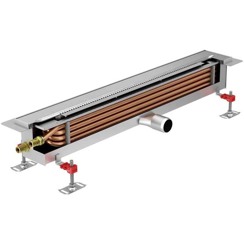 ACO Showerdrain X WTW douchegoot 800 mm flens omlopend uitlaat rechts