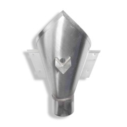 RHEINZINK Vergaarbak Trechter 60mm - walsblank