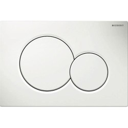 Geberit bedieningspaneel Sigma 01 Alpin Wit