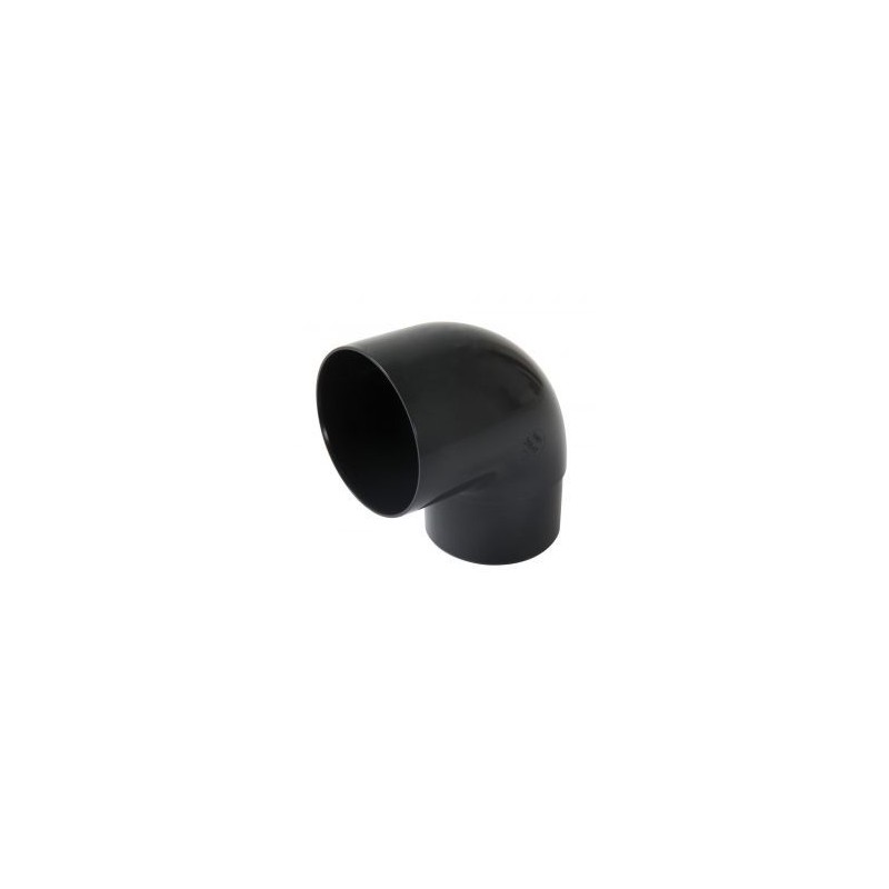 Nicoll PVC-Ti bocht 87,5 graden mof-vse antraciet Ø80