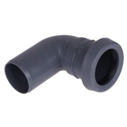 Pipelife TopFit bocht 40 mm 90gr. Mof/Spie grijs