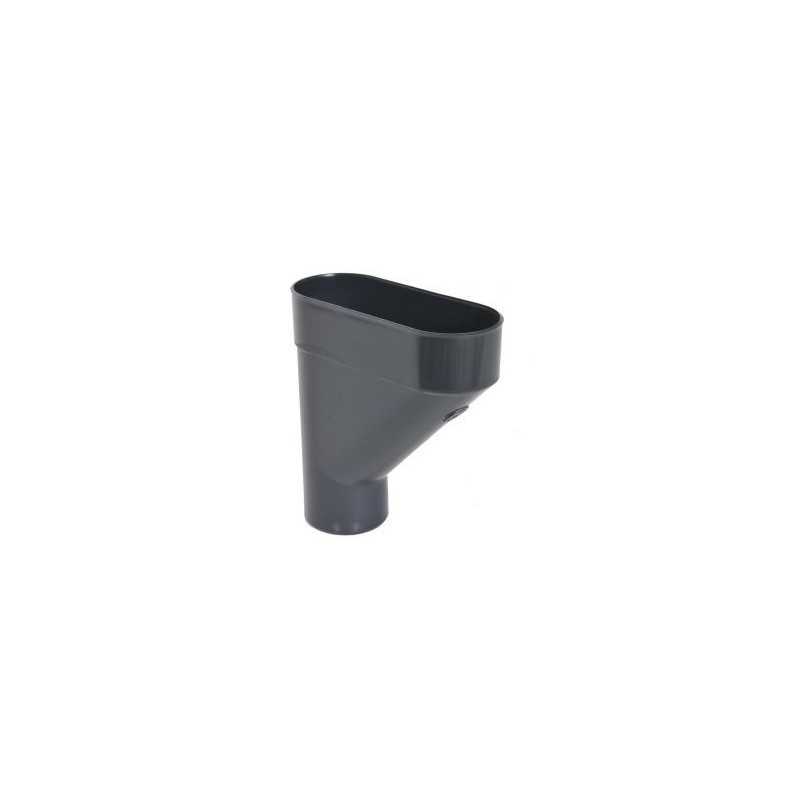 Nicoll PVC-Ti verzamelbak antraciet Ø80