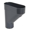 Nicoll PVC-Ti verzamelbak antraciet Ø80