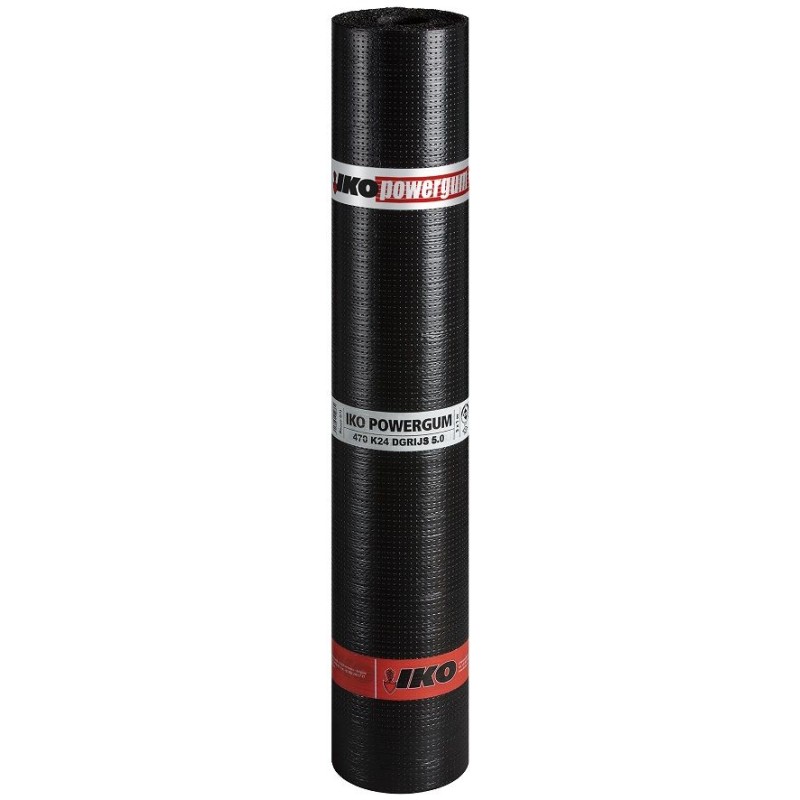 IKO Powergum 470K24 donkergrijs 5.0 x 1 mtr.