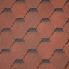 IKO shingle Superglass Hex Tile Red Ultra (20) - 2,00 m2