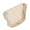 Nicoll Ovation LG28 PVC-Ti eindstuk goot links  beige