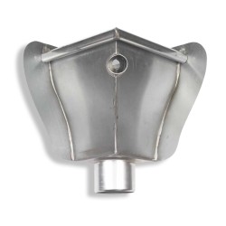 RHEINZINK Vergaarbak Haarlem walsblank 80mm Hoekmodel