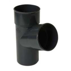 Nicoll PVC-Ti T-stuk 67,5 graden mof-spie antraciet Ø100