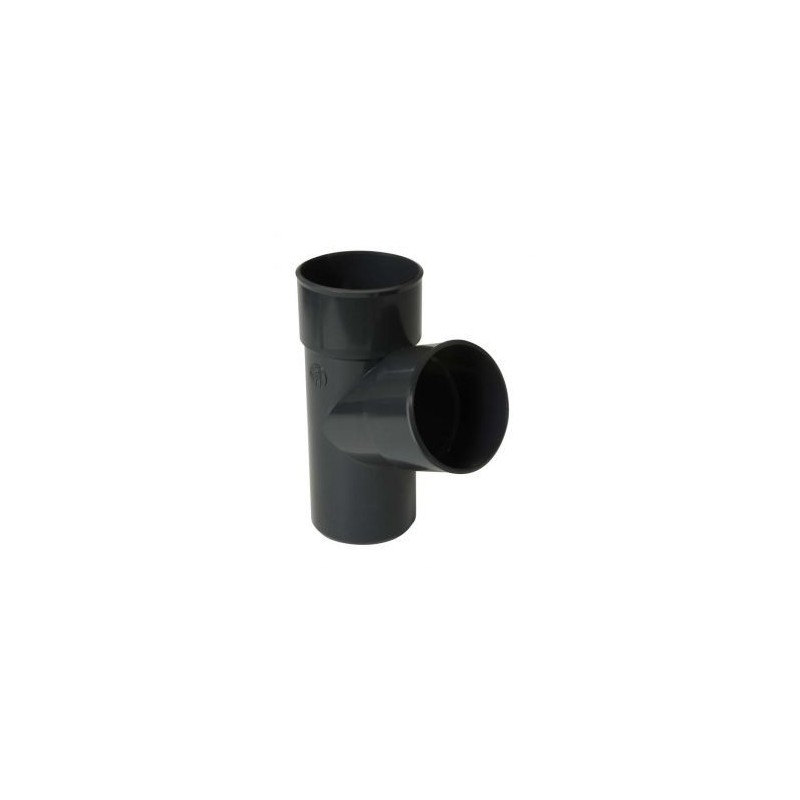 Nicoll PVC-Ti T-stuk 67,5 graden mof-spie antraciet Ø100
