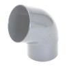 Nicoll PVC-Ti bocht 67,5 graden mof-vse lichtgrijs Ø80