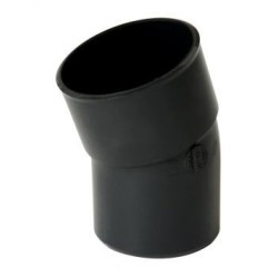 Nicoll PVC-Ti bocht 20 graden mof-spie zwart Ø80