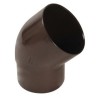 Nicoll PVC-Ti bocht 45 graden mof-vse bruin Ø80