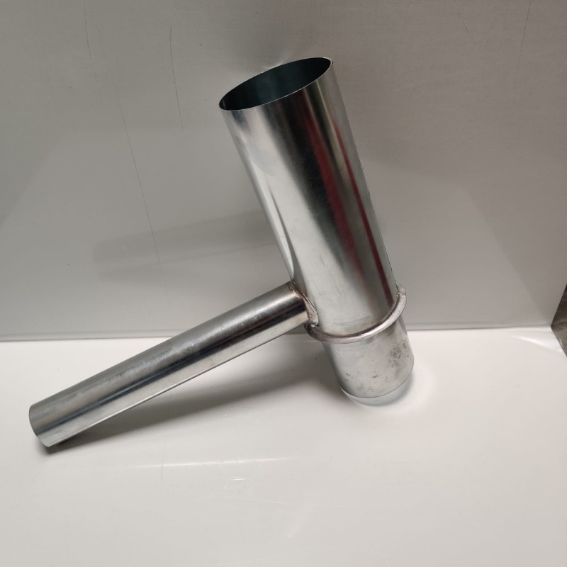 regentonvuller zink Ø80 mm met buisje