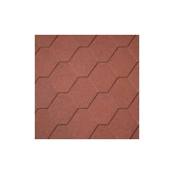 IKO shingle Superglass Hex Tile Red (10) - 2,00 m2
